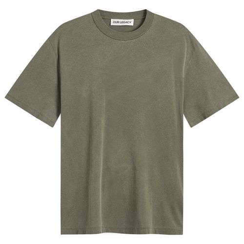 Men's Worn Box T-Shirt in Olive