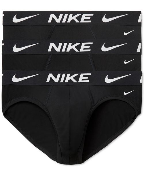 Men's 3-Pk. Dri-fit Essential Micro Hip-Brief - Black