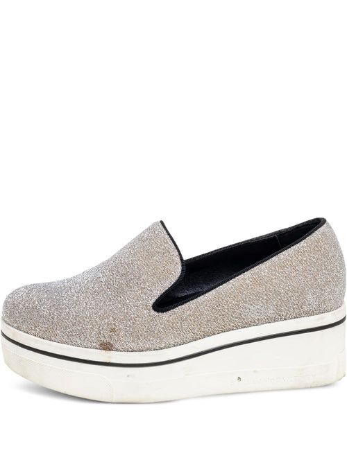 55mm glitter-embellished sneakers - Pink