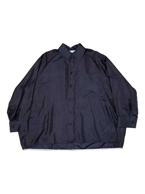Pocket long-sleeve shirt - Blue