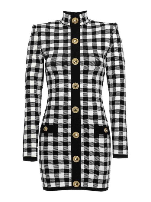 Vichy Knit Dress