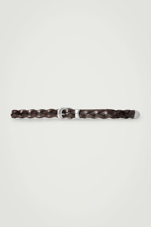 BRAIDED LEATHER BELT