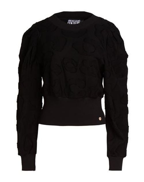 Woman Sweatshirt Black Size 8 Cotton