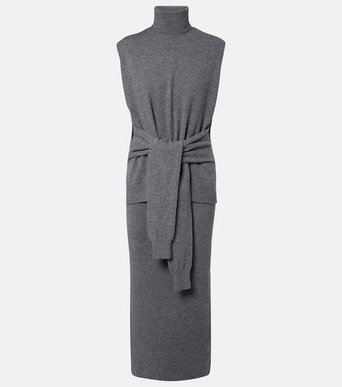 Róhe Layered wool and cashmere-blend maxi dress