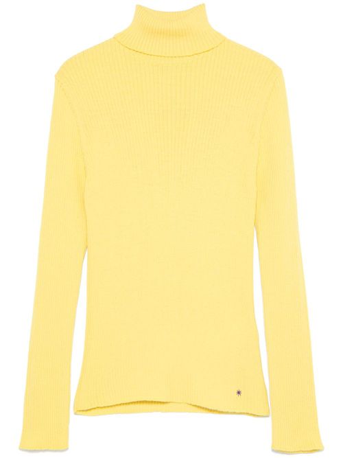 Roll-neck sweater - Yellow