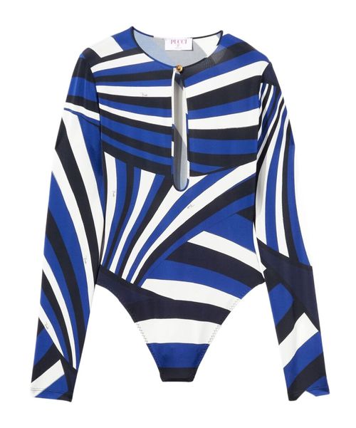 Iride-print bodysuit