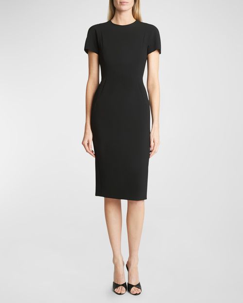 Fitted T-Shirt Sheath Dress