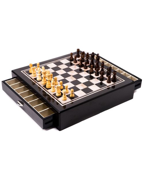 Mother Of Pearl Design Chess Set