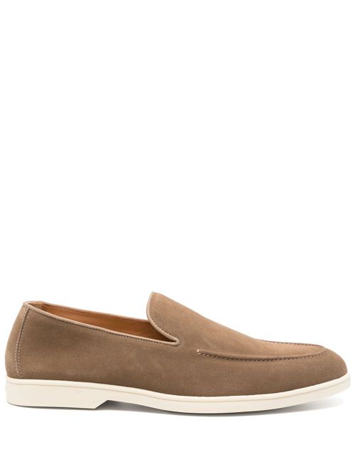 Doucal's suede loafers - Brown