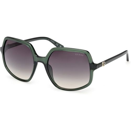 Guess Mujer Guess GU00257 96P Gafas de sol Inyectado Verde Verde Cuadrada Norma