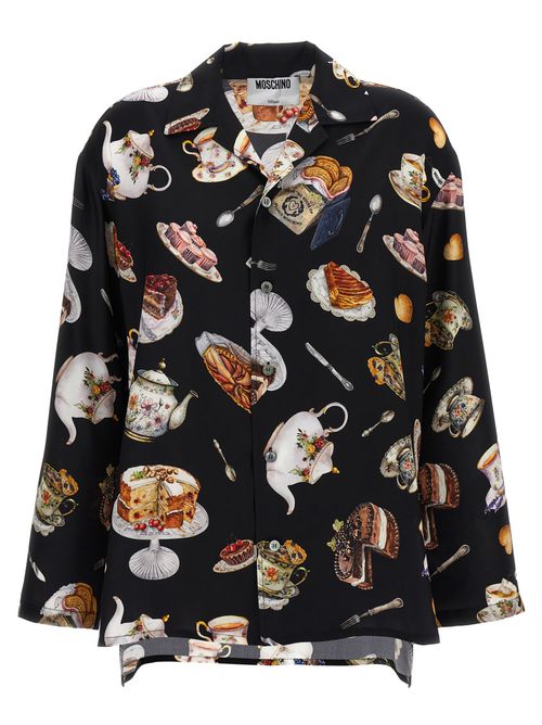 Multicolor Tea Time Print Shirt