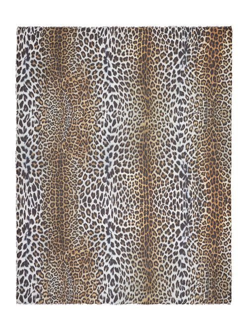 Maculata Animalier Print Stole