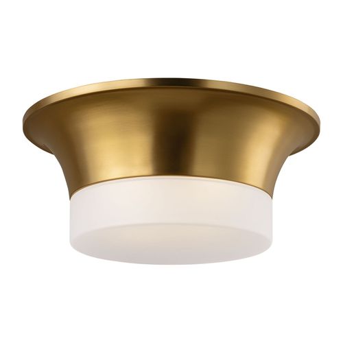 Burnished Brass Flush Mount from the Sina Collection
