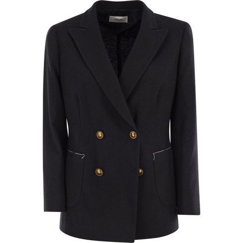 Saulina Assunta Jacket In Virgin Wool And Viscose
