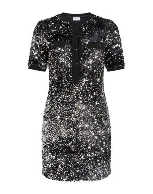 Woman Mini dress Black Size M Polyester
