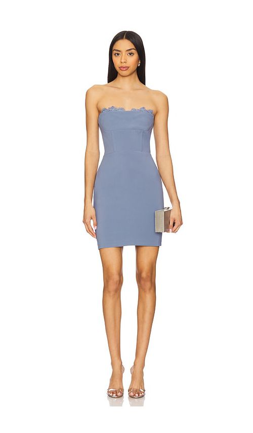 ASTR the Label MINIKLEID DRESS in Slate. Größe XS. Also in L, M