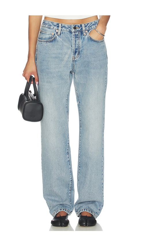 Guizio sol relaxed wide leg pant en color azul 23 también , 25, 26, 27