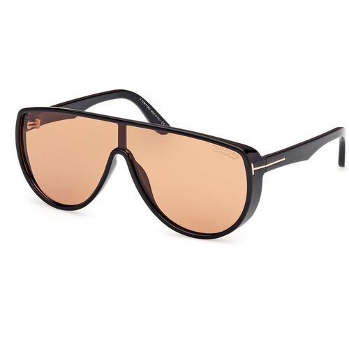 TOM FORD Man TOM FORD FT1182 ACHILLES 01E Sunglasses Injected Black Brown Mask Photochromatic