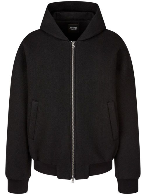 Neoprene zip-up jacket - Black