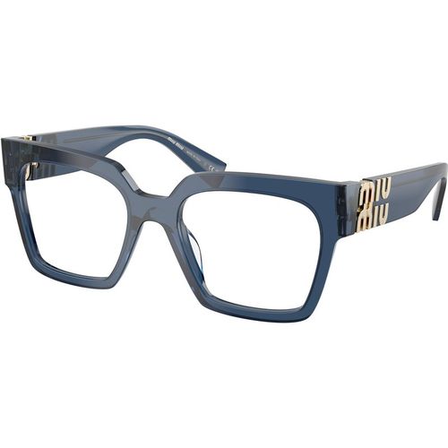 Miu Miu Woman Miu Miu MU 08Q1O1 Optical frames Acetate Blue Squared Norma