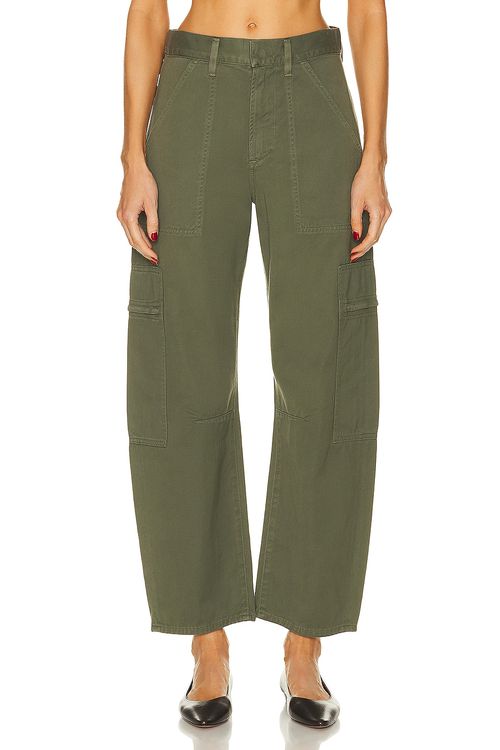 Citizens of Humanity Marcelle Low Slung Cargo in Surplus - Olive. 33 also in