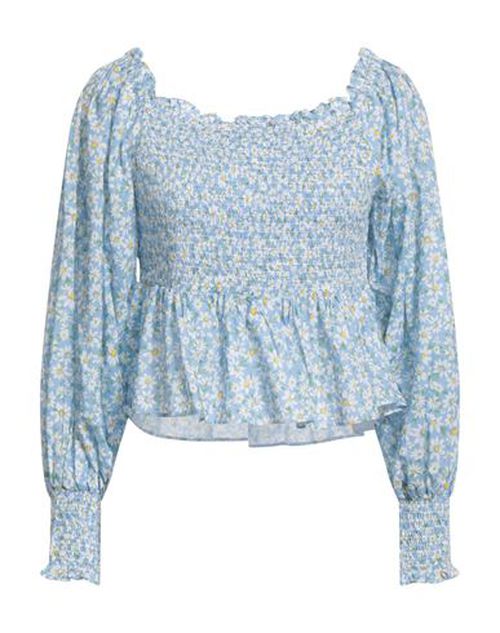 Rixo Woman Top Azure Size L Cotton