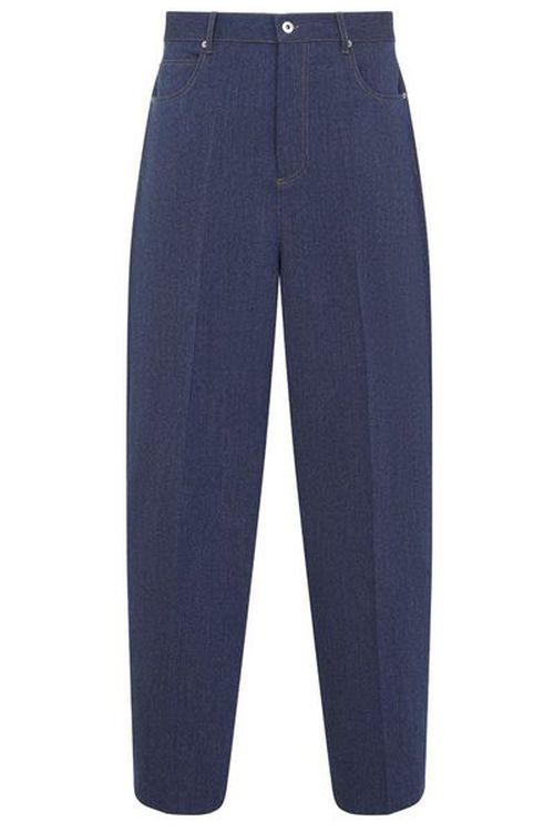 【BOTTEAGA】ロゴ パッチ ワイドレッグ ジーンズ Bottega Veneta | ボッテガ ヴェネタ ロゴ パッチ ワイドレッグ