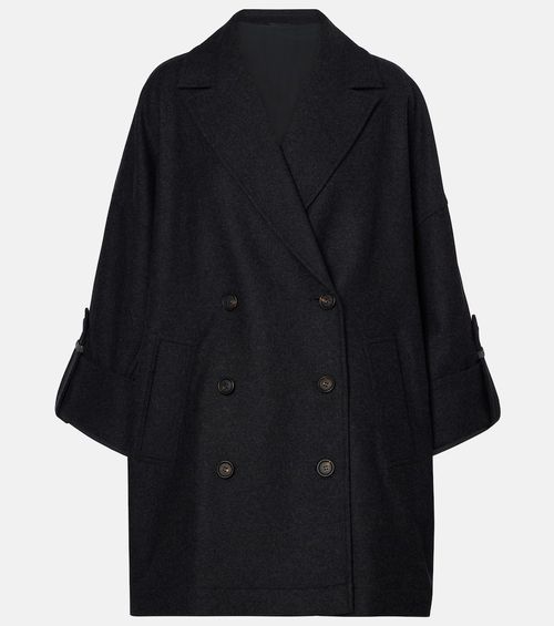Oversized wool jacket
