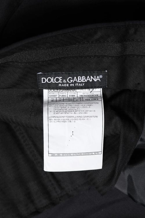 Virgin Wool Trousers — Black