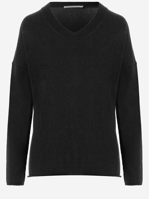 Cashmere Sweater — Black