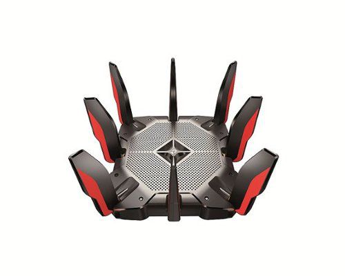 TP-LINK Archer AX11000 Tri-Band Wi-Fi 6 Router - Black/Red