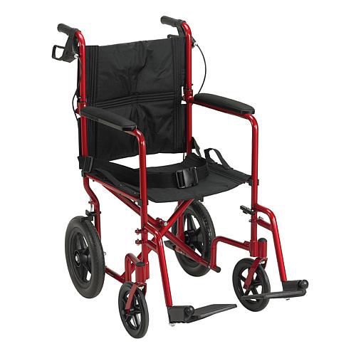 Drive Medical 여성 Lightweight Expedition Aluminum Transport Chair