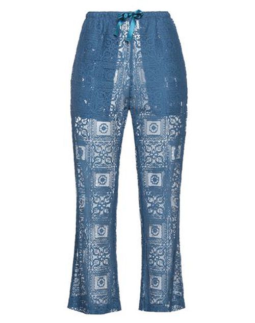 Woman Pants Slate blue
