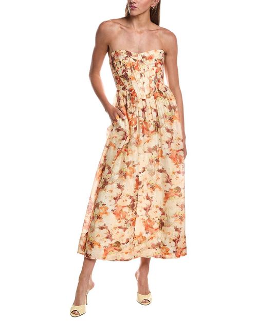 Lola Printed Midi Dress