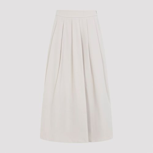 Midi Taffeta Skirt in Polyester