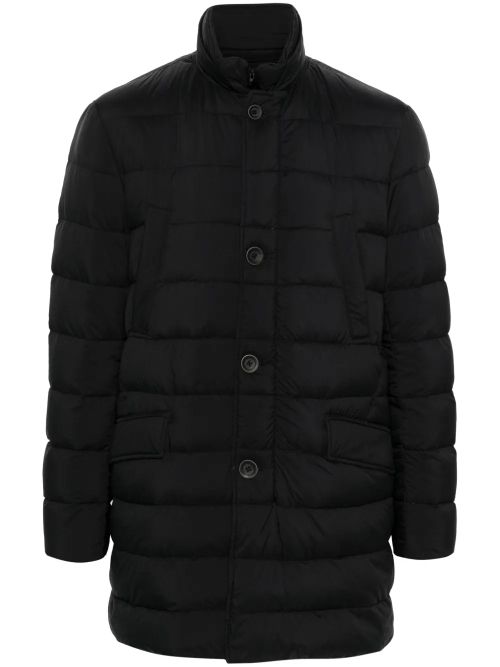 Quilted Goose Down Down Jacket — Black