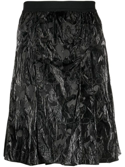 X Disney Mickey Mouse-print skirt - Black