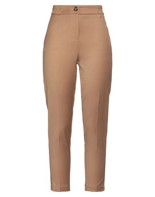 Woman Pants Camel Size 8 Polyester, Viscose, Elastane