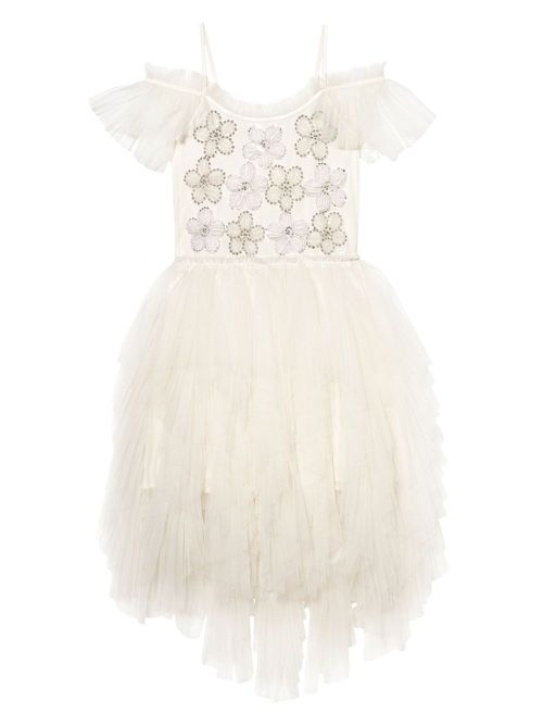 Gallery embroidered tutu dress - Neutrals