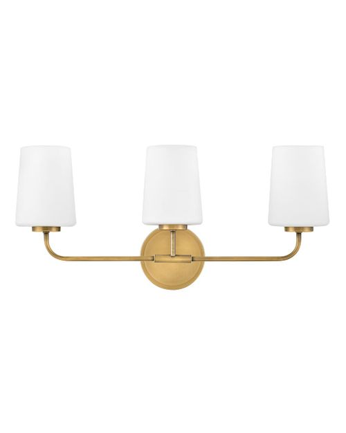 Kline 3-Light Bathroom Vanity Light in Heritage Bra