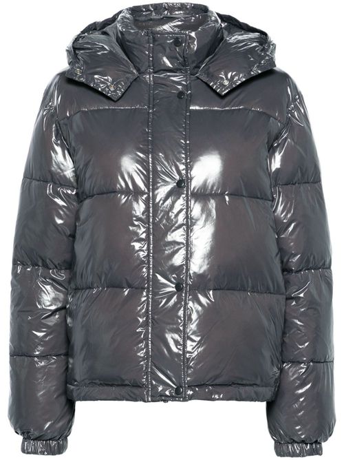 Pearl hooded puffer jacket - Grey