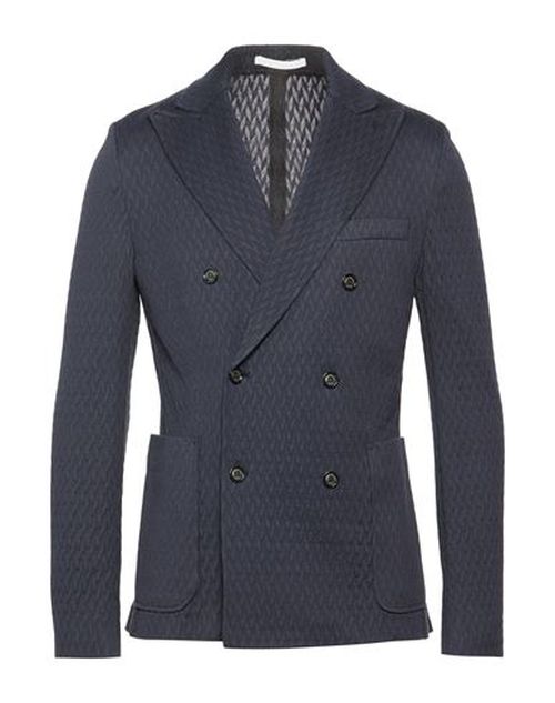 Man Blazer Midnight blue Size 38 Cotton, Polyamide