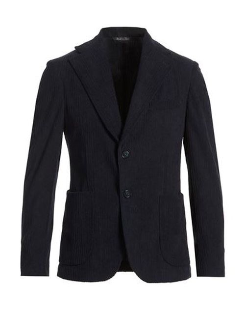 Man Blazer Navy Size 36 Cotton, Polyester
