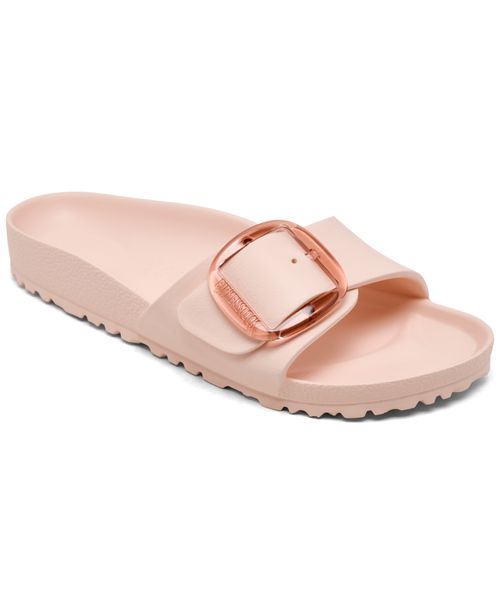 Women's Madrid Big Buckle Eva Sandals from Finish Line - Light Rose