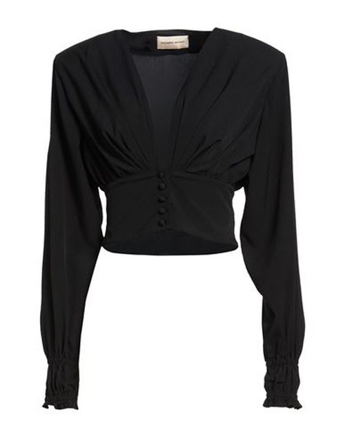 Woman Top Black Size 2 Polyester