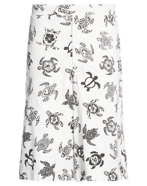 Man Shorts & Bermuda Shorts White Size M Cotton