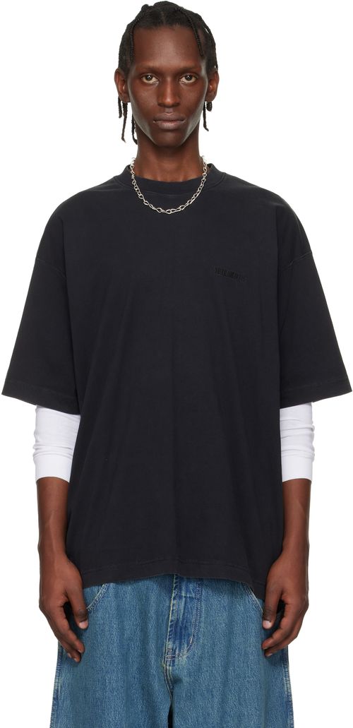 Black Iconic Logo T-shirt