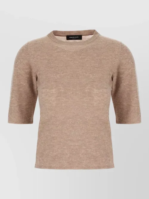 Fabiana Filippi - wool blend sweater crew neck design