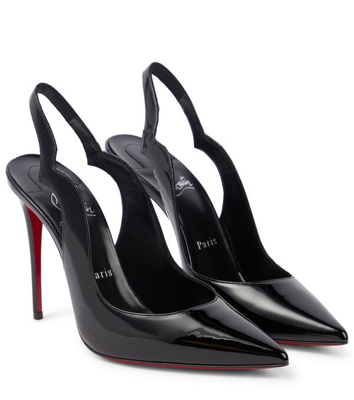 Hot Chick leather slingback pumps