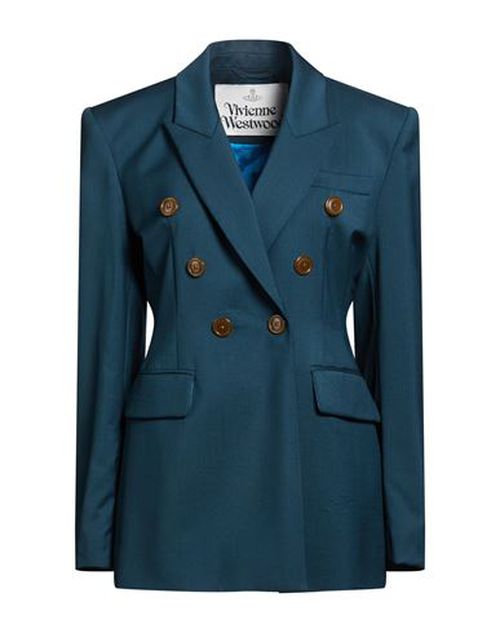 Woman Blazer Deep teal Size 2 Wool